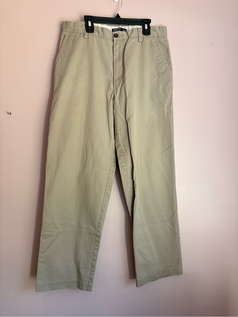 💙Dockers 32x30 Beige Khaki Straight-Leg Chinos